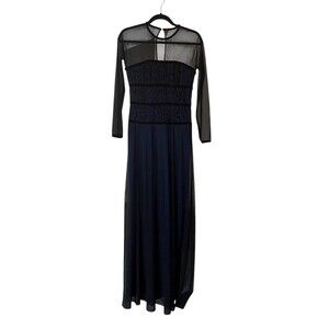 Joseph Ribkoff  Full Length Evening Gown Navy Dress size 4